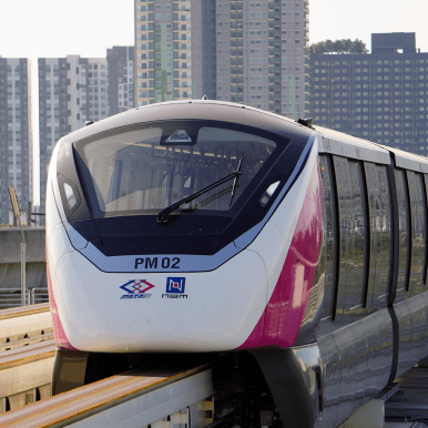 BTS Pink Line Train