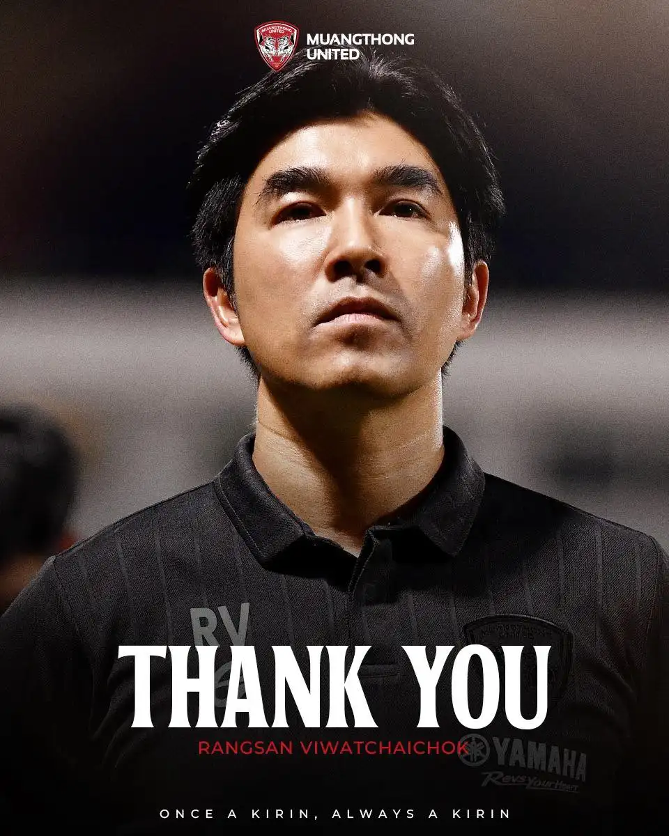 OFFICIAL CLUB STATEMENT: Thank You Rangsan Viwatchaichok