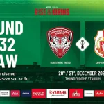 FA Cup 2025-26 Round of 32 Draw: Muangthong United vs Lamphun Warriors!