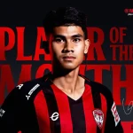 Kakana Khamyot Yamaha's Player of the Month for November 2025