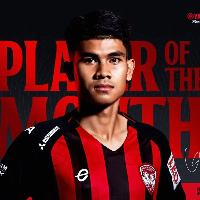 Kakana Khamyot Yamaha's Player of the Month for November 2025