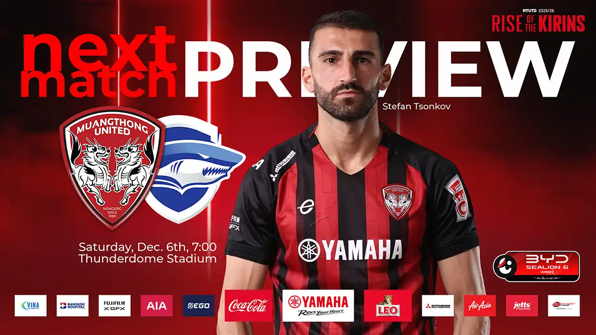 Match Preview - MTUTD c Chonburi