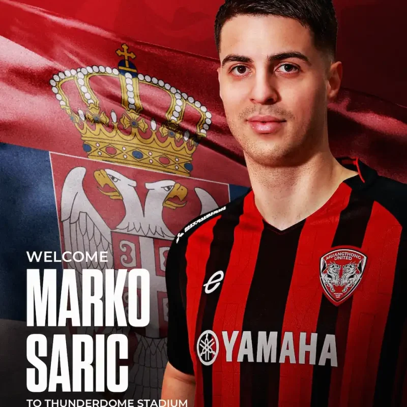 Muangthong United Signs Serbian Striker Marko Šarić
