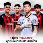 MTUTD News: 4 Muangthong United Players Called Up to Thailand National Team Candidates for March FIFA Day
