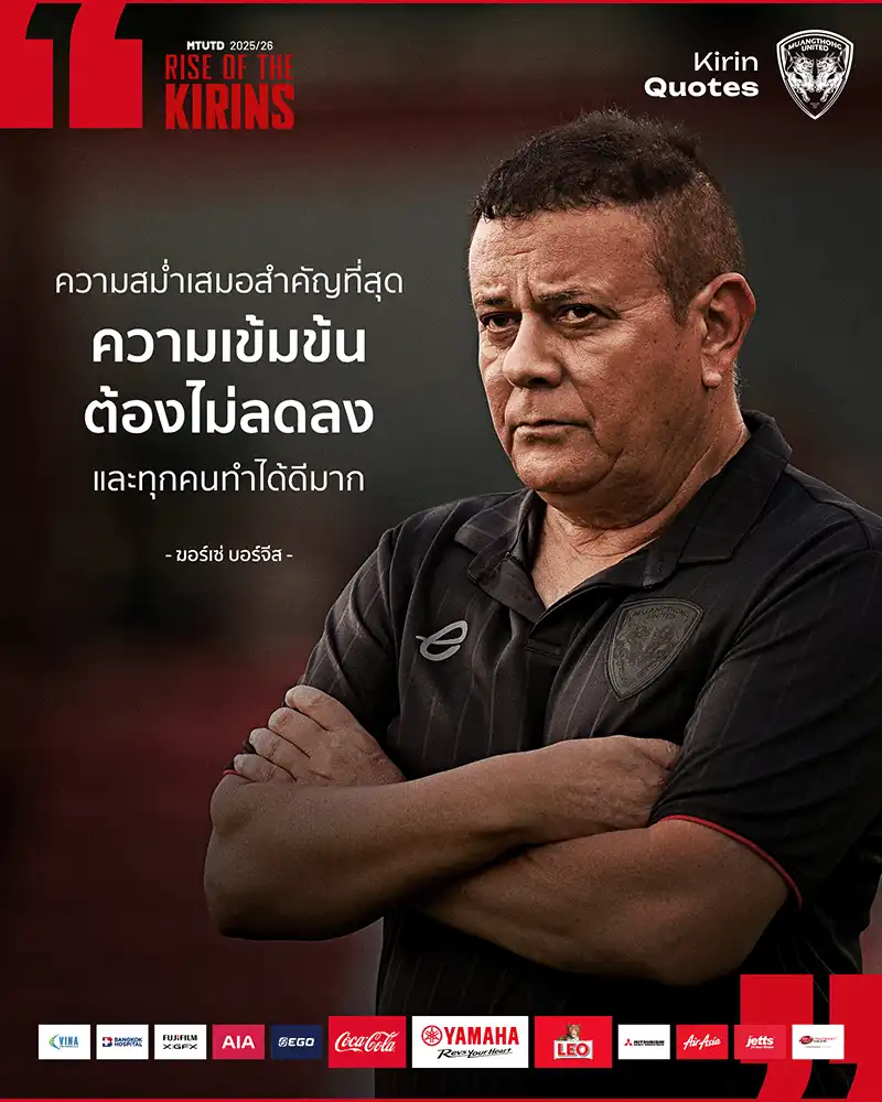 Coach Jose Alves Borges Previews “Thailand Clasico” – Consistency is Key